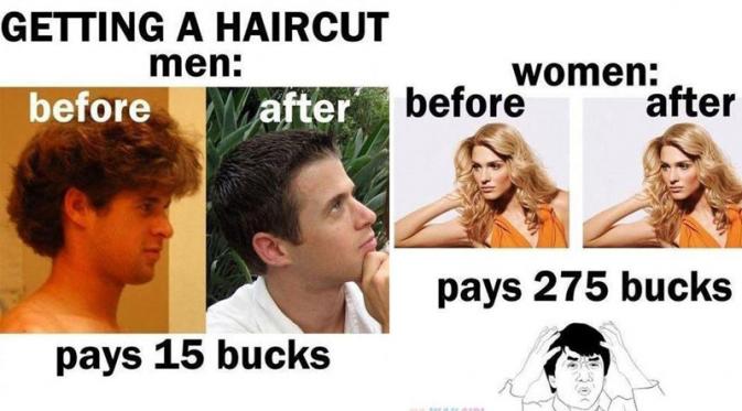 Harga untuk cukur rambut | Via: thelisticle.net