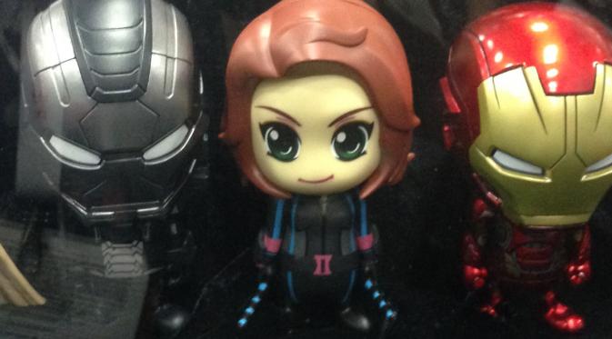 Miniatur lucu boneka Black Widow. Foto: MTV