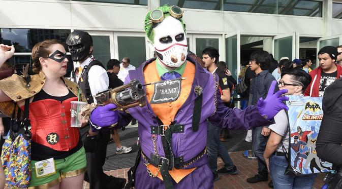 Fans Joker di Comic Con 2015. Foto: THR