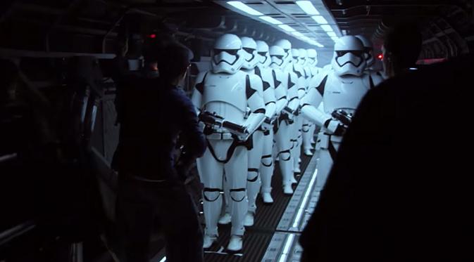 Stormtroopers di Star Wars: The Force Awakens.