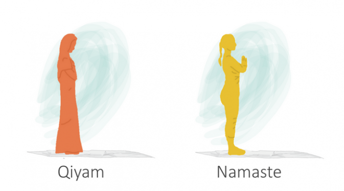 Qiyam dan Namaste (Foto: mvslim.com)