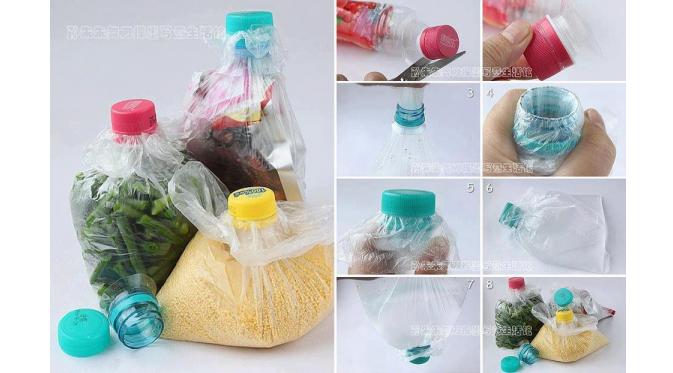 Tutup plastik dari botol bekas | Via: thelisticle.net