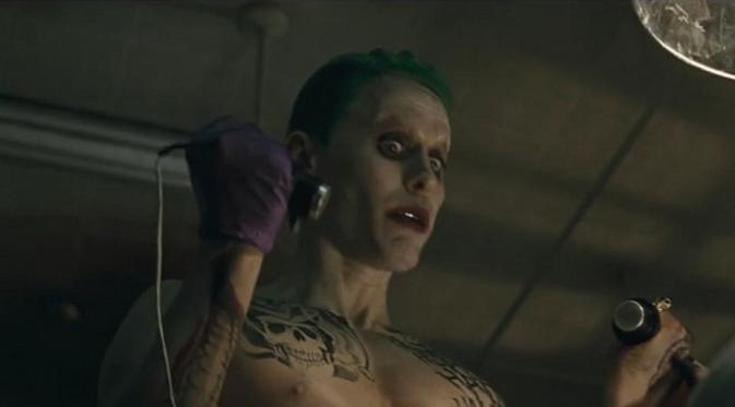Penampilan pertama Joker (Jared Leto) di trailer 'Suicide Squad'. Foto: Screenrant