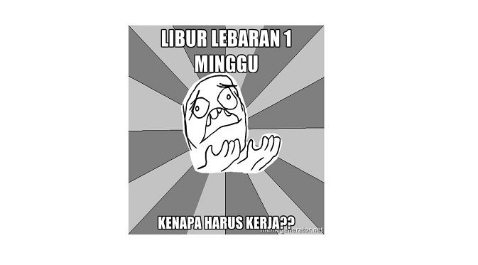 Jelang Lebaran, Kumpulan Meme Lucu Ramaikan Jejaring Sosial