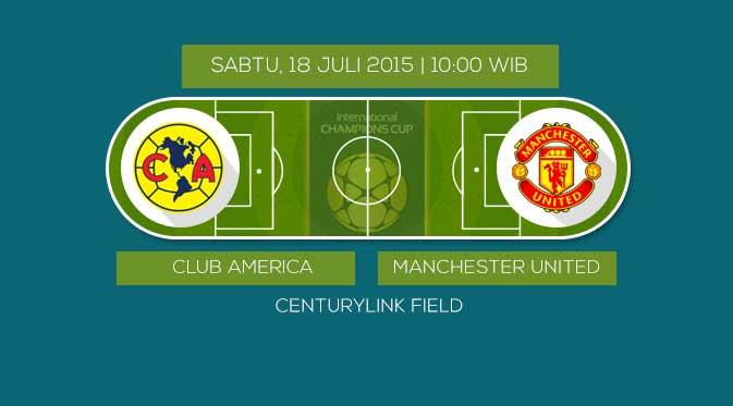 Club America vs Manchester United (Liputan6.com/Sangaji)