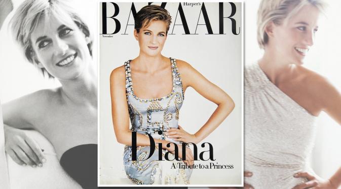 Princess Diana for Haper's Bazaar's Issue November 1997