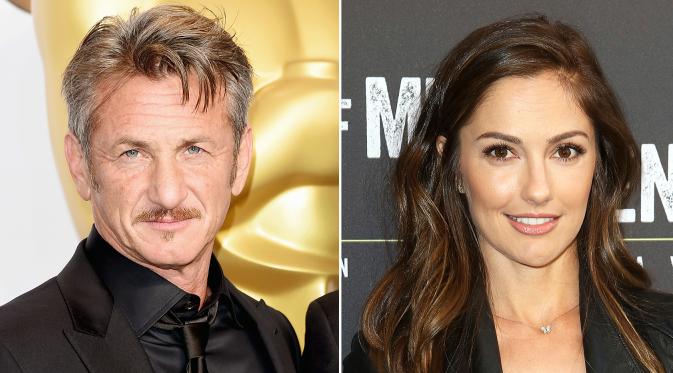 Sean Penn dan Minka Kelly (via usmagazine.com)