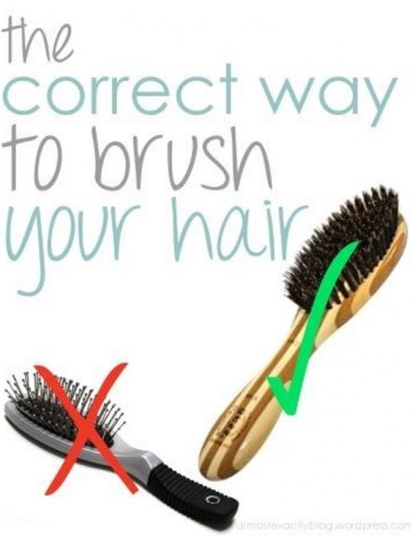 SIkatlah rambut sebelum keramas | via: buzzfeed.com