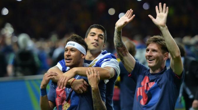 Setelah musim berakhir, Sejumlah pemain Barca membela negaranya masing-masing di ajang Copa America (AFP PHOTO / OLIVER LANG)