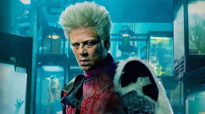 Benicio Del Toro dalam film 'Guardians of the Galaxy'. Foto: via latino-review.com