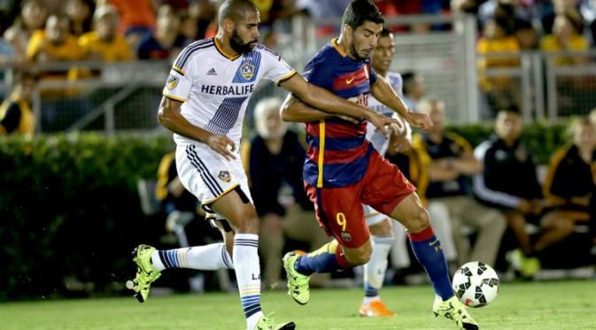 LA Galaxy vs Barcelona (STEPHEN DUNN / GETTY IMAGES NORTH AMERICA / AFP)