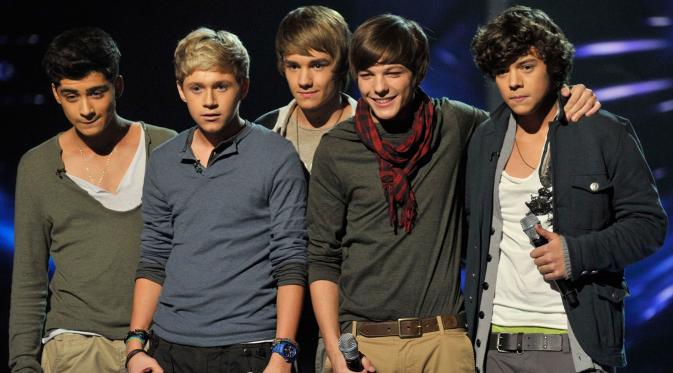 One Direction ketika tahun 2010 (via vogue.co.uk)