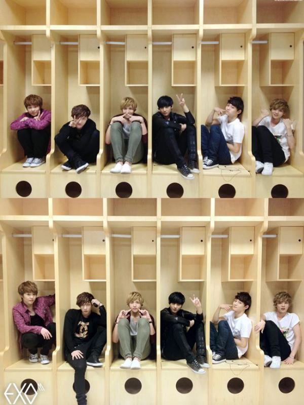 Backstage before rehearsals at the 2012 China-Korea Friendship Concert (Photo : Pinterest)