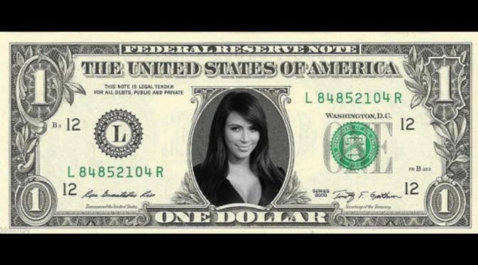 Uang Dollar Kim (Via: etsy.com)