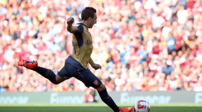 Santi Cazorla bersama Arsenal
