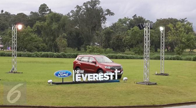 Ford mengumumkan all new Everest di ajang Bangkok International Motor Show (BIMS) 2015 lalu.  (Foto: Septian Pamungkas/Liputan6.com)