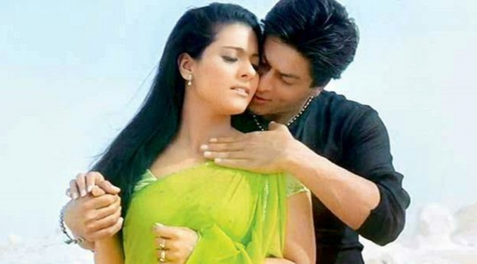 Kemesraan Shah Rukh Khan dan Kajol dalam cuplikan film Dilwale