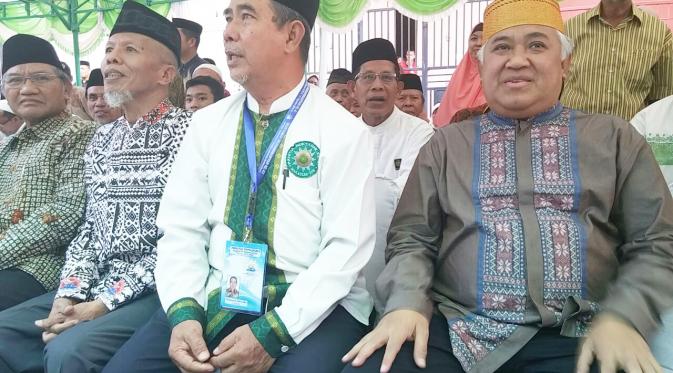  Ketua PP Muhammadiyah Din Syamsuddin (kesatu dari kanan). (Liputan6.com/Eka Hakim)