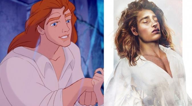 Prince Adam (the Beast) | via: buzzfeed.com