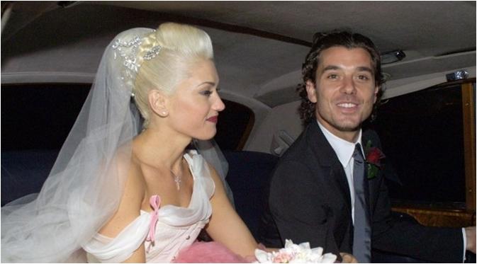 Momen pernikahan Gwen Stefani dan Gavin Rossdale 13 tahun lalu (via laineygossip.com)