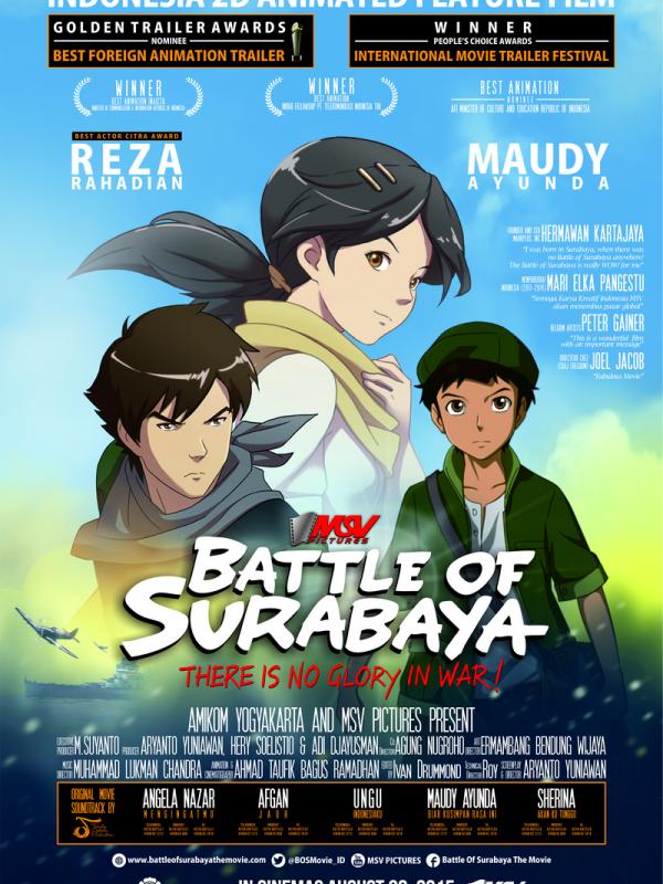 Poster film 'Battle of Surabaya'. Foto: MSV