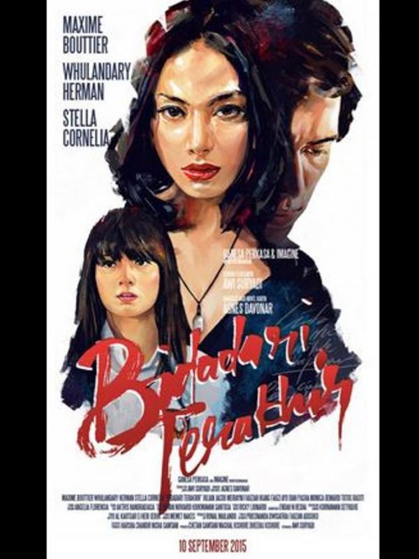 Sutradara Awi Suryadi merilis poster film 'Bidadari Terakhir'. Dengan gaya lawas, poster film ini tampil nyentrik. Foto: Twitter