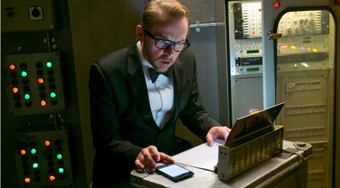 Benji (Simon Pegg) ahli komputer yang iku beraksi di Mission: Impossible 5. foto: istimewa