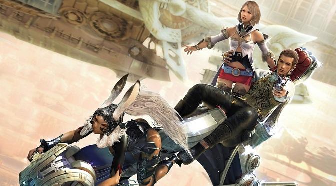 Beberapa karakter utama FF XII, Balthier, Ashe dan Fran