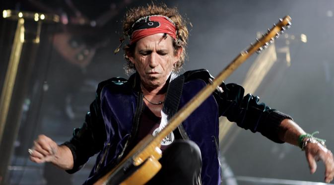 Keith Richards, gitaris The Rolling Stones akan launching album solo ketiganya