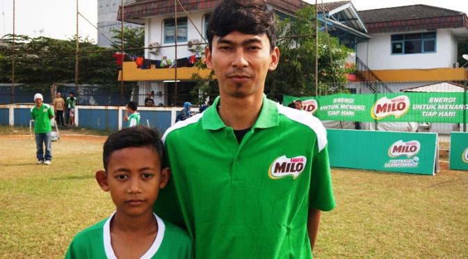 Rendy Gunawan, salah satu peserta Milo Camp 2015 di Jakarta (Bola.com/M. Ridwan)