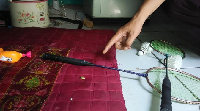 Peluru nyasar gegerkan warga Kebayoran, Jakarta Selatan. (Liputan6.com/Ahmad Romadoni)