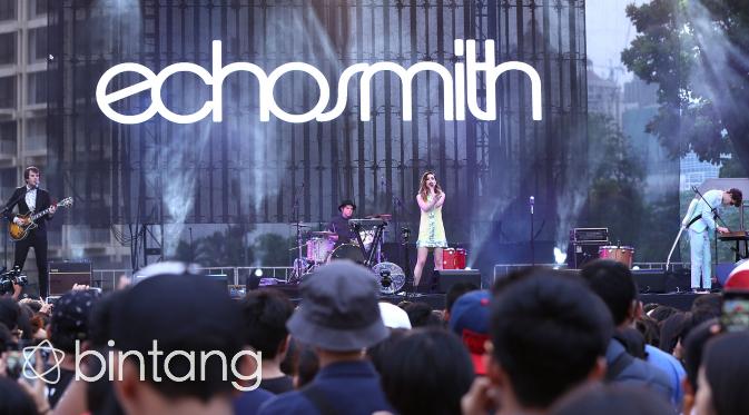 Echosmith di panggung We The Fest 2015 (Galih W. Satria/Bintang.com)