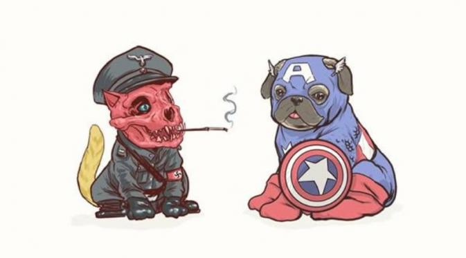 Captain America | via: 9gag.com