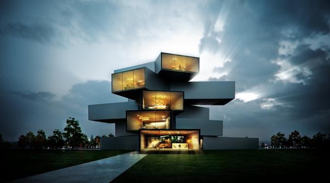 10 Desain Rumah Unik yang Bakal Bikin Kamu Ingin Tinggal di Sana | via: lolwot.com