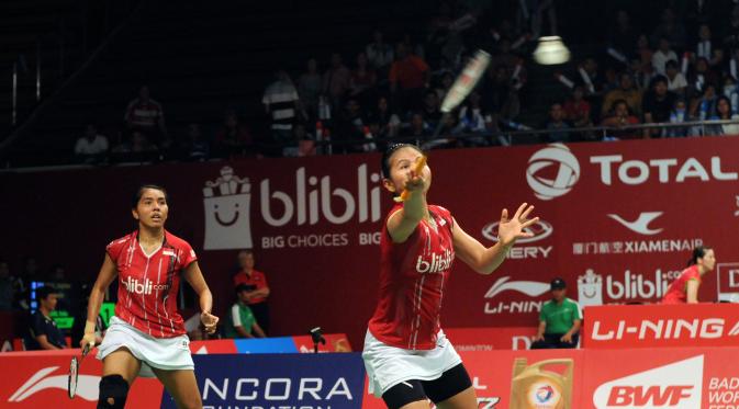 Nitya Maheswari/Greysia Polii (Liputan6.com/Helmi Fithriansyah)