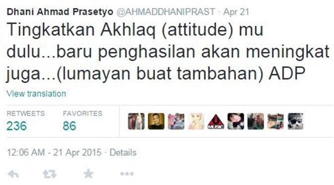 Begini jadinya ketika Farhat Abbas dan Ahmad Dhani saling serang lewat Twitter (via Twitter/Farhat Abbas; Ahmad Dhani)