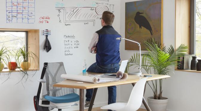 10 Desain Ruang Kerja di Rumah yang Bikin Kamu Fokus Bekerja | via: dwell.com