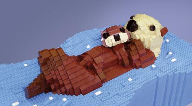 Kamu Enggak Akan Percaya Kalau Binatang Ini Terbuat dari Lego | via: distractify.com