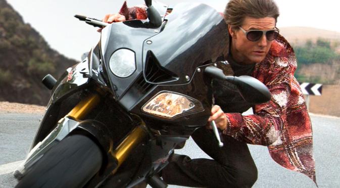 Adegan motor dalam Mission Impossible: Rogue Nation. (blogs.indiewire.com)