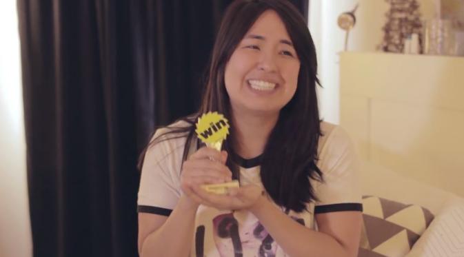 Berakting sebagai pemenang Piala Oscar. (Via: youtube.com)