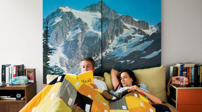 Contek 7 Gaya 'Headboard' yang Bisa Bikin Kamu Tidur Nyenyak | via: dwell.com