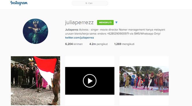 Julia Perez (via Instagram Julia Perez)
