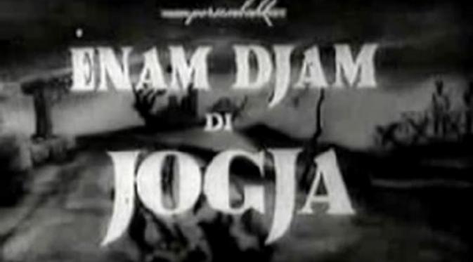 Poster film Enam Djam di Djogdja. Foto: Wikipedia