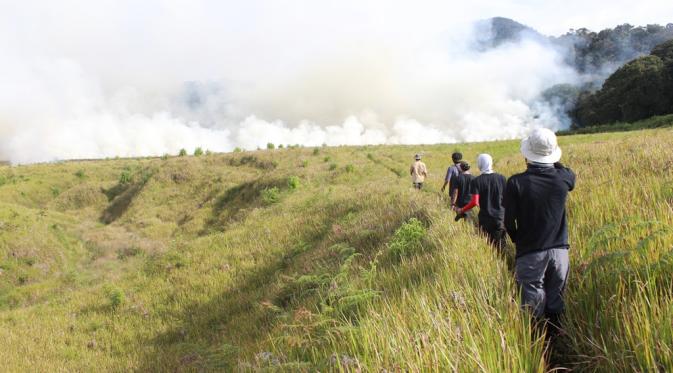 Savana Tegal Panjang Gunung Papandayan. | via: journeylisme.wordpress.com