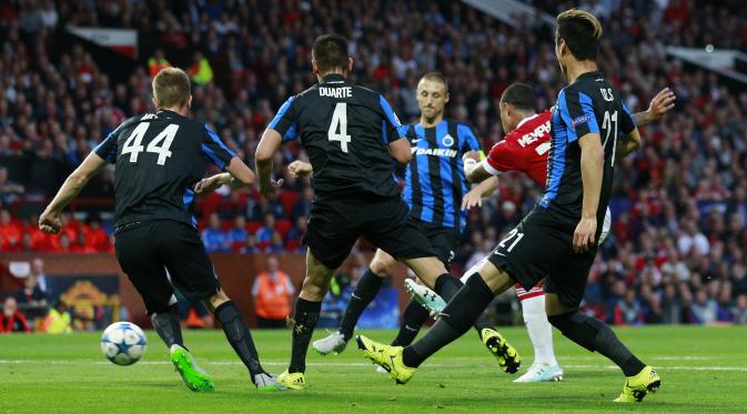 MU Vs Club Brugge ( Reuters / Jason Cairnduff)