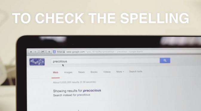 Cek ejaan di Google atau translate bahasa di Google Translate. (Via: youtube.com)
