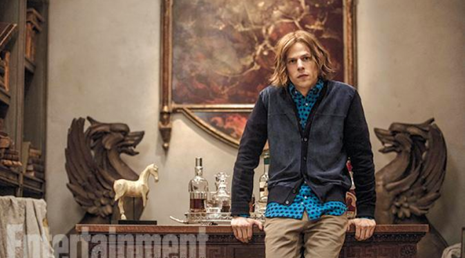 Lex Luthor di Batman v. Superman: Dawn of Justice oleh Jesse Eisenberg. (Entertainment Weekly/consequenceofsound.net)