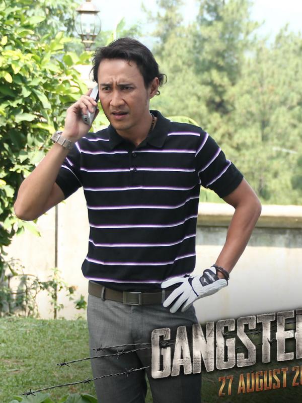Agus Kuncoro di poster teaser film 'Gangster'. (Photo : Starvision Plus)