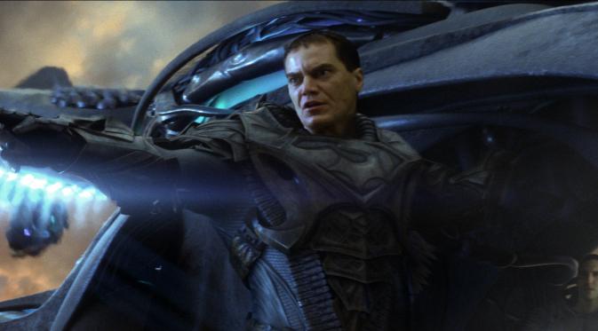 Antagonis Man of Steel, Jenderal Zod, dipastikan muncul dalam Batman v Superman: Dawn of Justice gara-gara cerita kocak Michael Shannon. (community.comicbookresources.com)