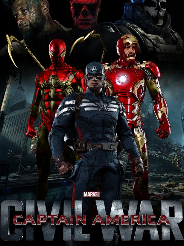 Poster film Captain America: Civil War. Foto: via comicbookmovie.com